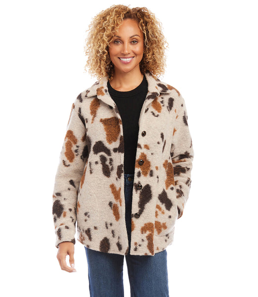 Karen kane clearance faux fur jacket