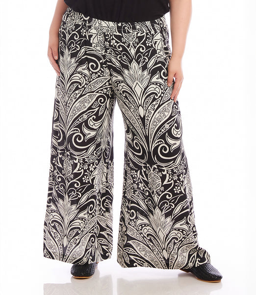 Plus Size Wide Leg Pants