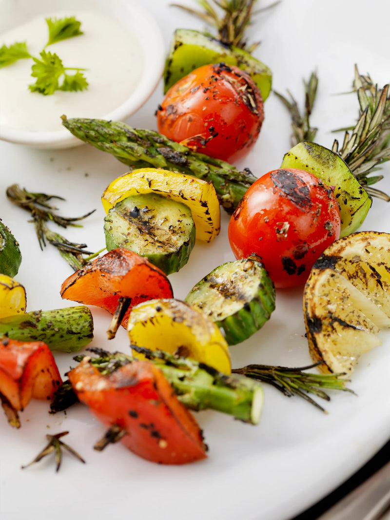 Barbecue Rosemary Veggie Skewers