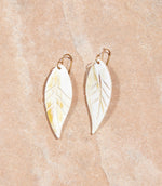 Horn Leaf Earrings