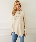 Asymmetric Hem Sweater