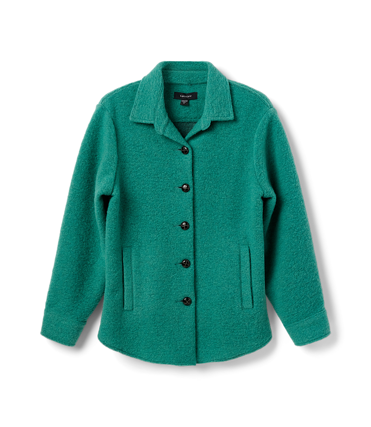 Brushed Shirt Jacket