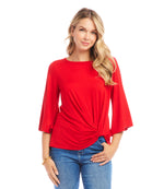 Flare Sleeve Pick-Up Top