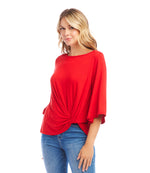 Flare Sleeve Pick-Up Top