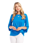 Flare Sleeve Pick-Up Top