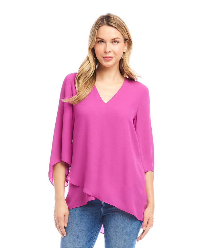 Bracelet Sleeve Asymmetric Top