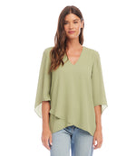 Bracelet Sleeve Asymmetric Top