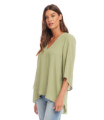 Bracelet Sleeve Asymmetric Top