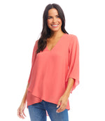 Bracelet Sleeve Asymmetric Top