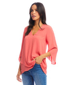 Bracelet Sleeve Asymmetric Top