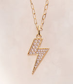 Pavé Lightning Bolt Necklace