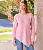 Asymmetric Hem Sweater