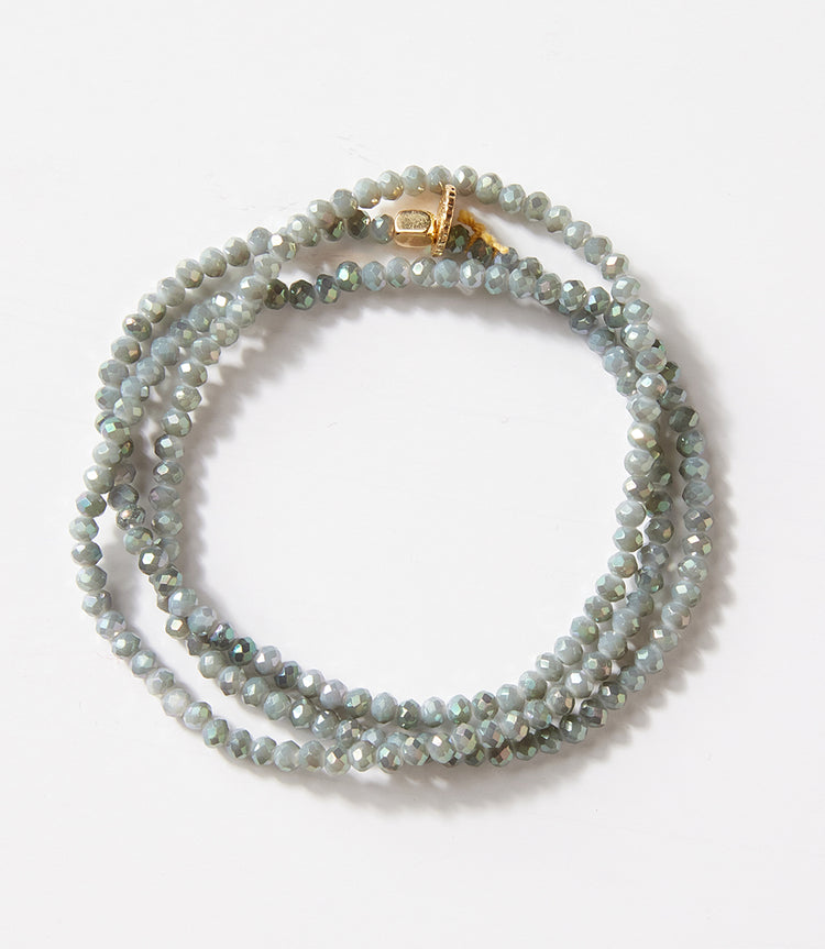 Crystal Beaded Stretch Bracelet