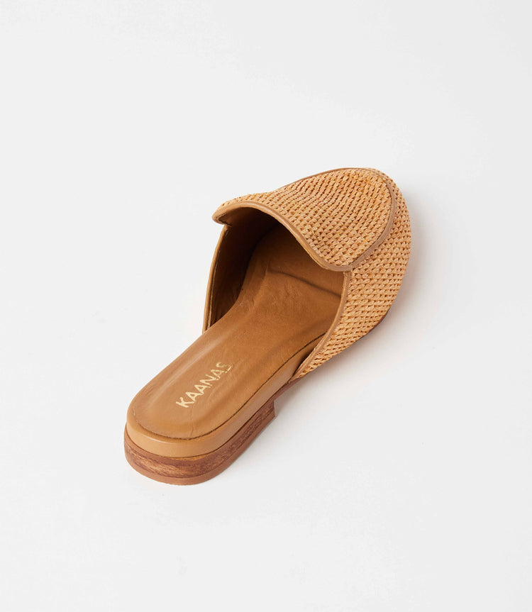 Basketweave Mules