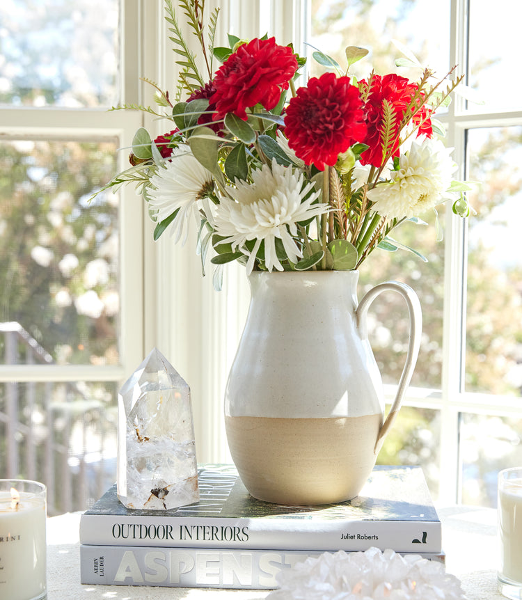 Glazed Ceramic Pitcher