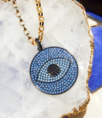 Pavé Crystal Pendant Necklace