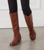 Round Toe Knee High Boots