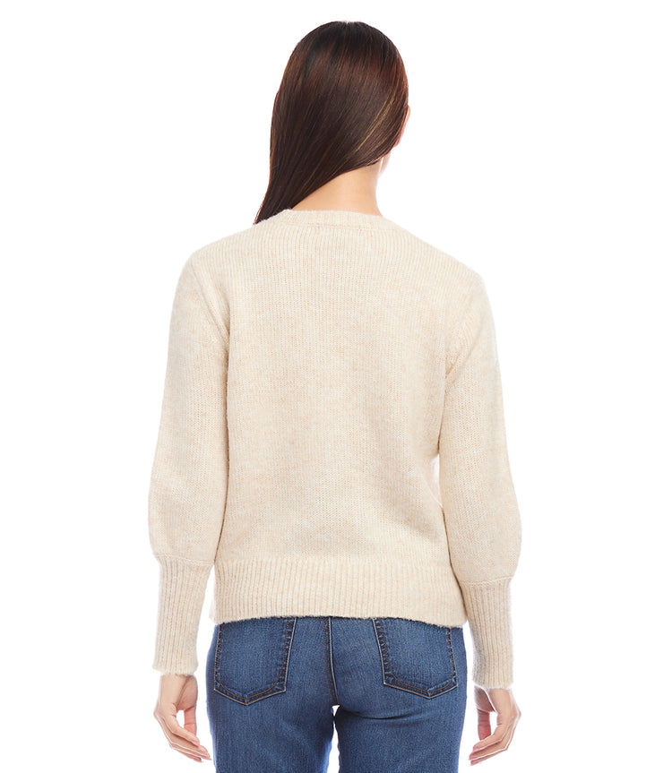 Blouson Sleeve Sweater