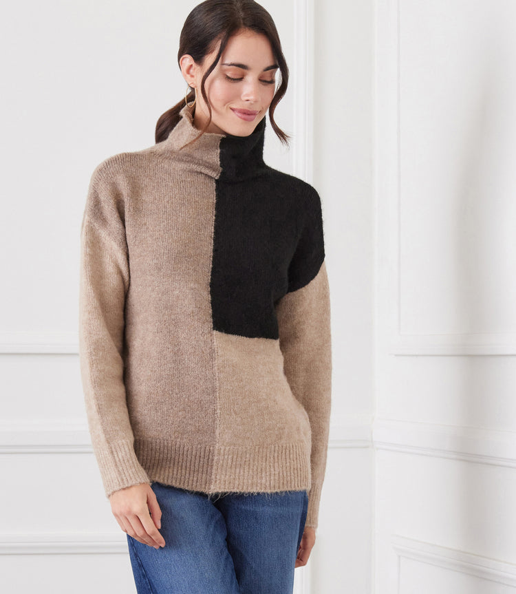 Colorblock Sweater