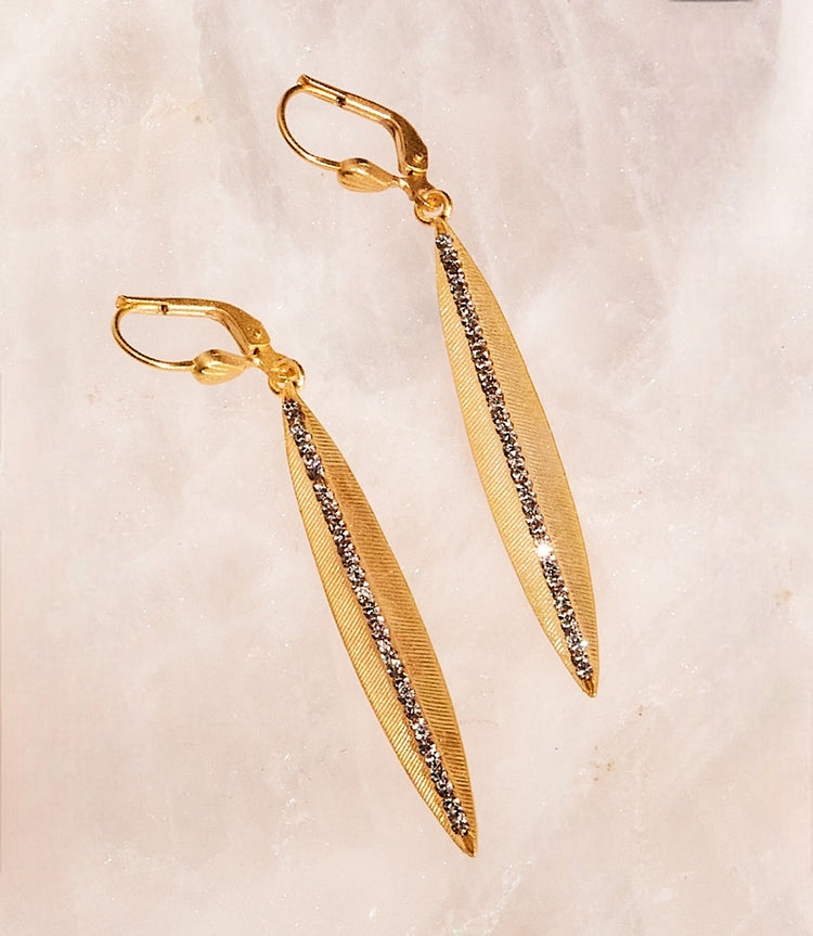 Long Leaf Earrings