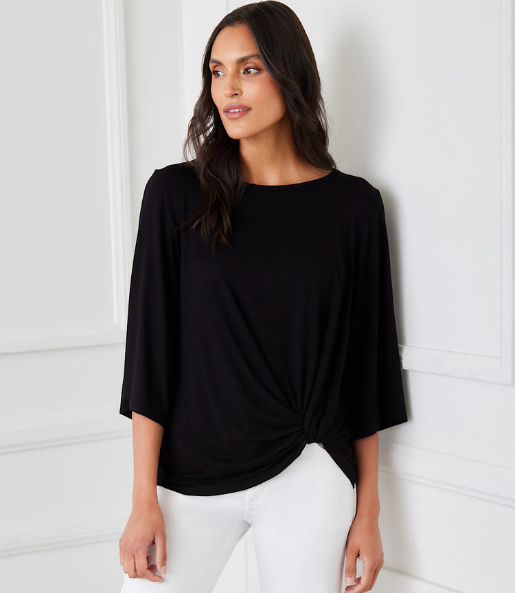 Flare Sleeve Pick-Up Top