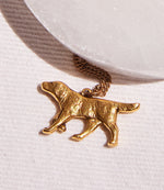 Gold Dog Necklace