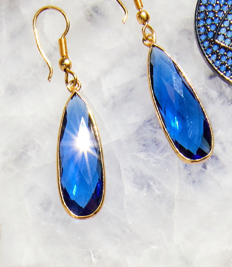 Blue Quartz Earrings