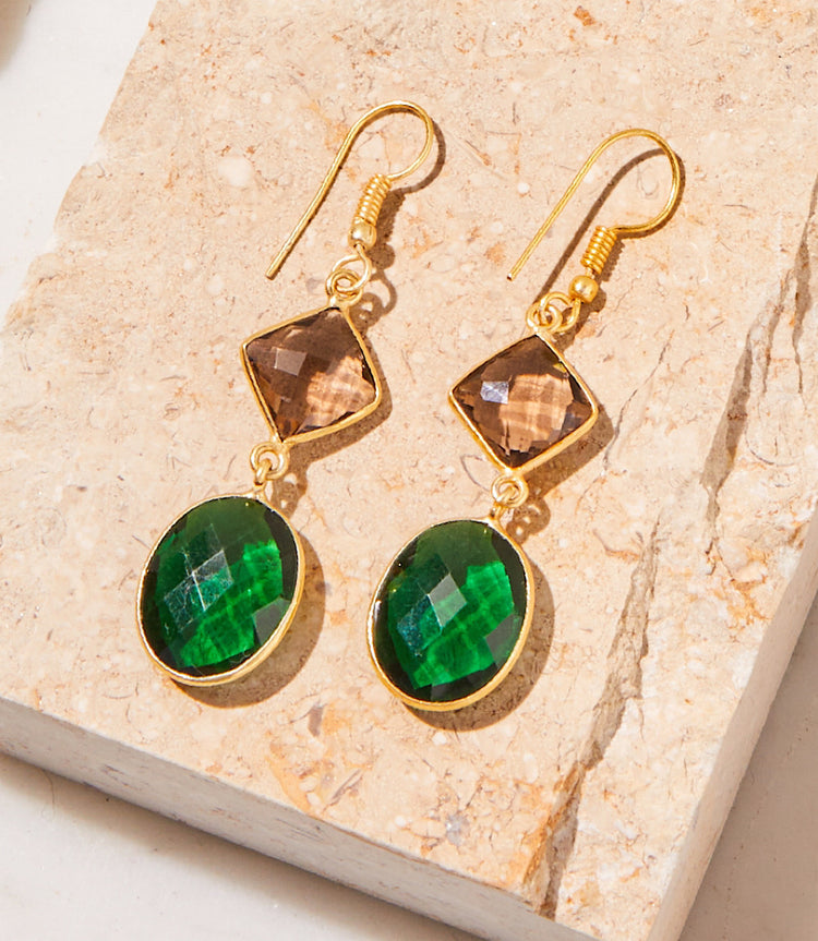 Multi Gemstone Earrings