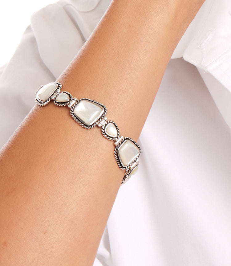 Mother Of Pearl Toggle Bracelet