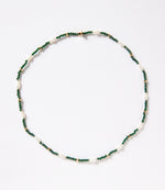 Beaded Gemstone And Pearl Stretch Bracelet