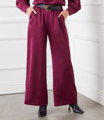 Wide Leg Satin Pants