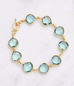 Aqua Quartz Bracelet