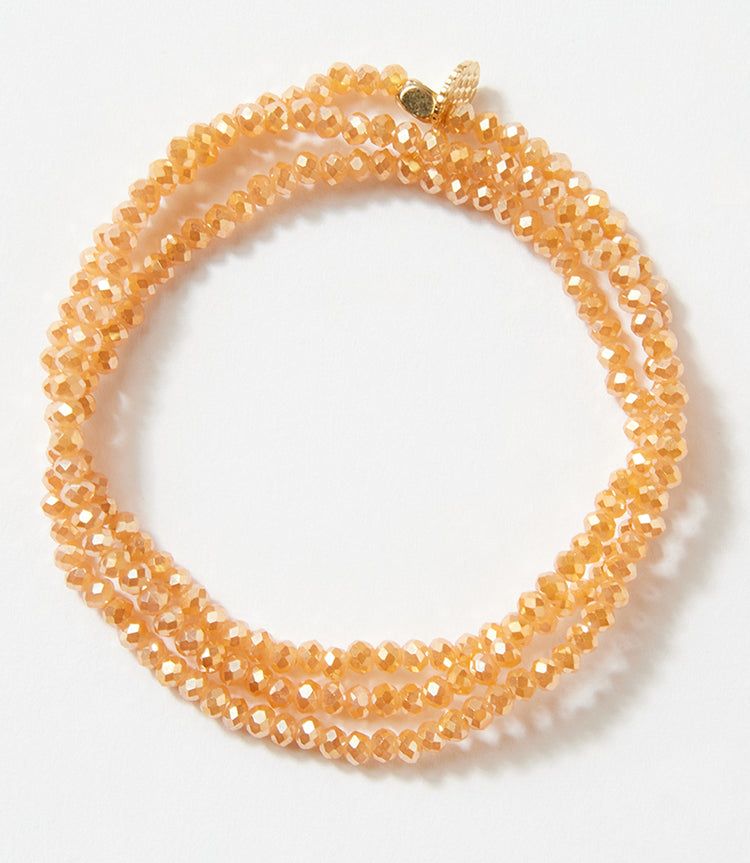 Crystal Beaded Stretch Bracelet