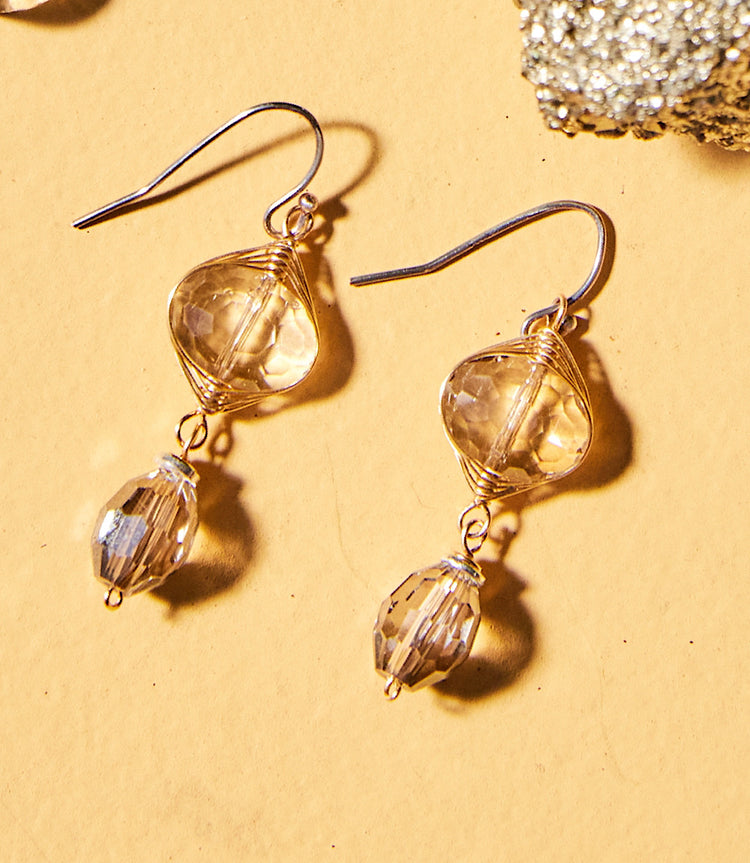 Smokey Quartz Dangle Earrings