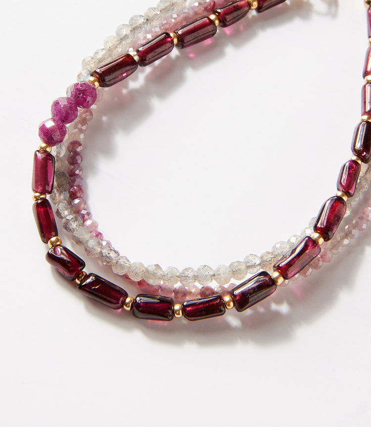 Multistrand Gemstone Bracelet