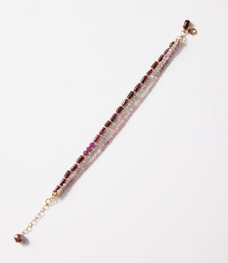 Multistrand Gemstone Bracelet