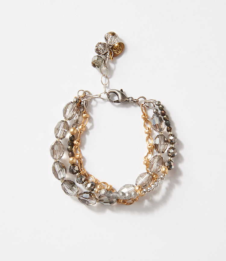 Multistrand Crystal Bracelet