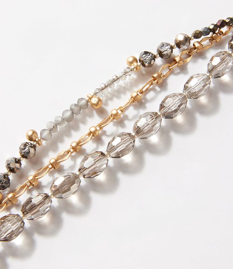 Multistrand Crystal Bracelet