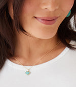 Amazonite Heart Necklace