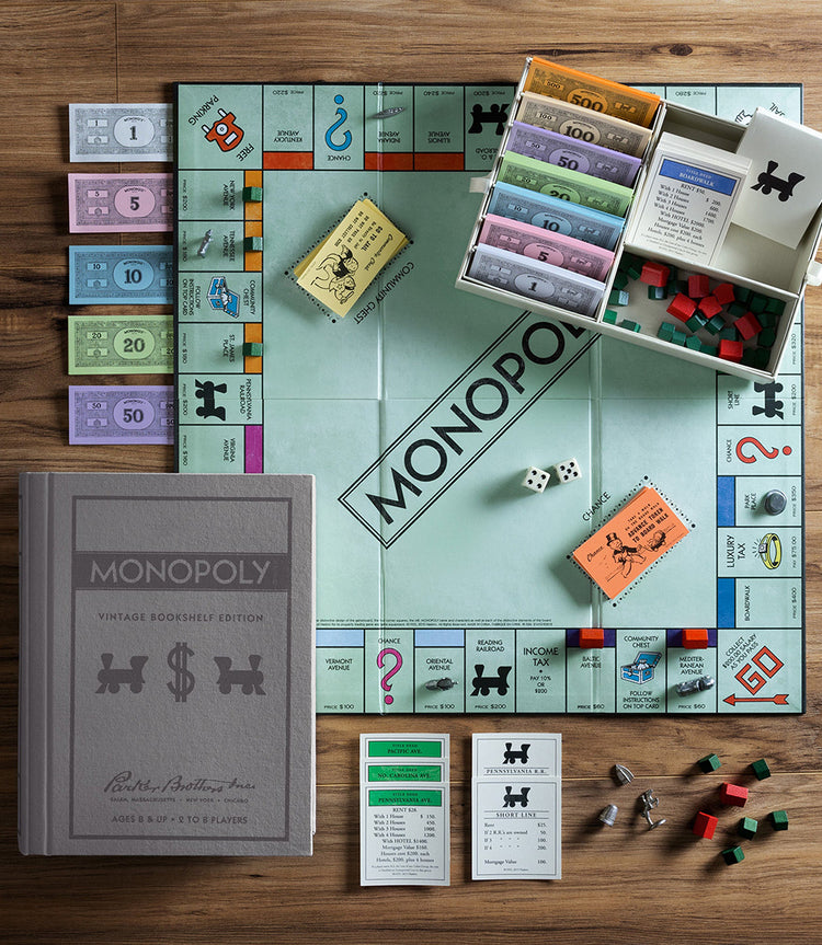 Monopoly Vintage Bookshelf Edition