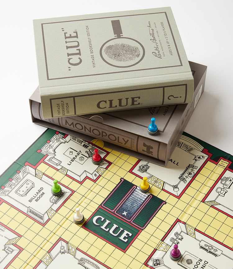 Clue Vintage Bookshelf Edition