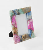 Mixed Agate Picture Frame