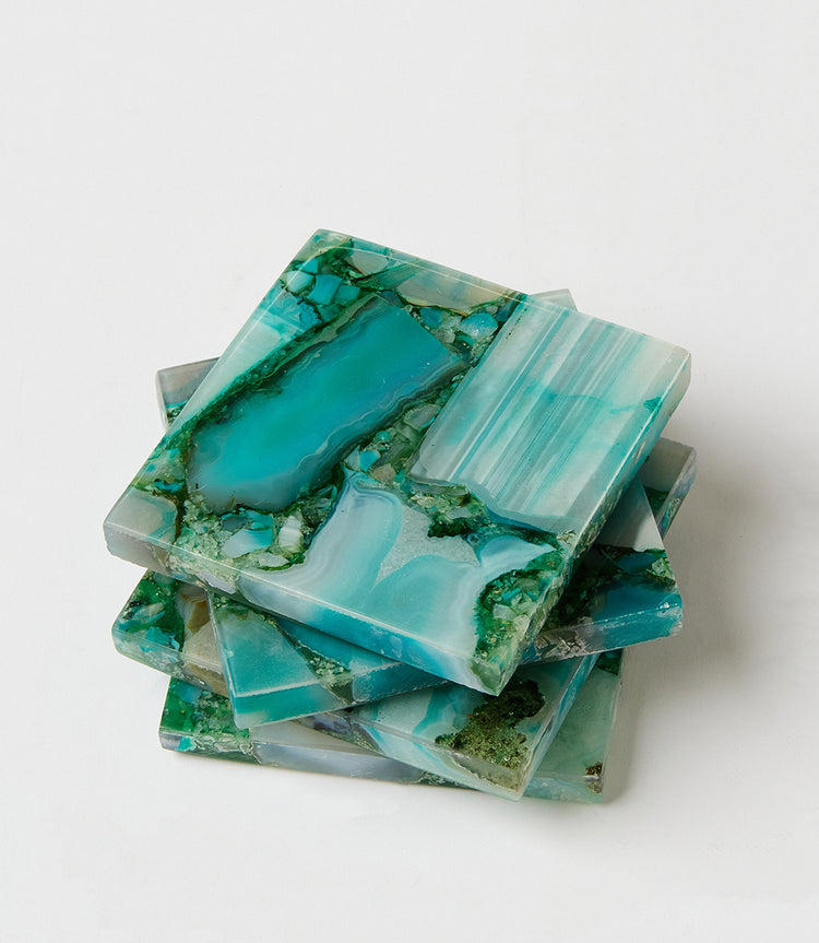 Multi Agate Coasters Set of 4 | Karen Kane