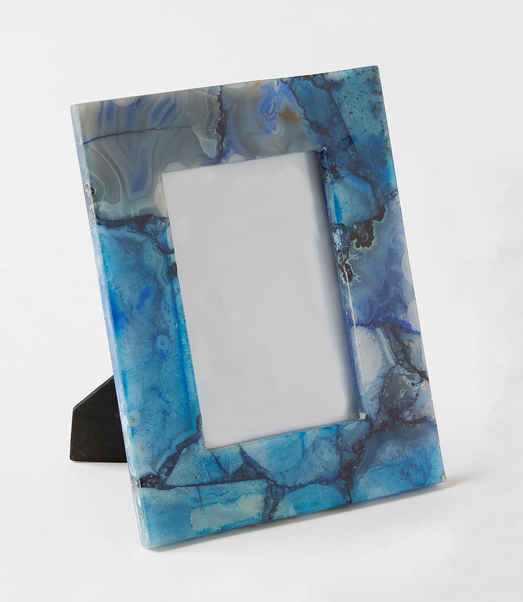 Blue Agate Picture Frame