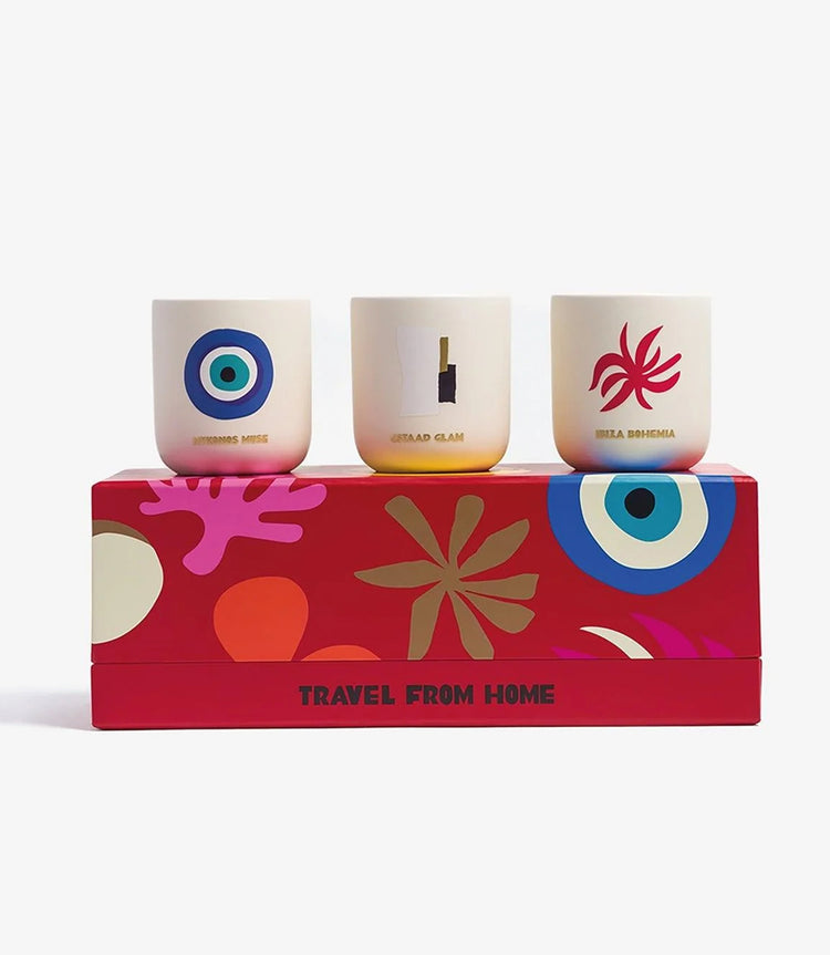 Travel From Home Mini Scented Candle Set