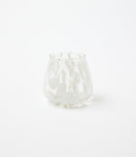 White Glass Votive Candleholder