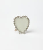 Pearl & Crystal Heart Picture Frame