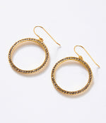 Pavé Hoop Earrings