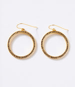 Pavé Hoop Earrings