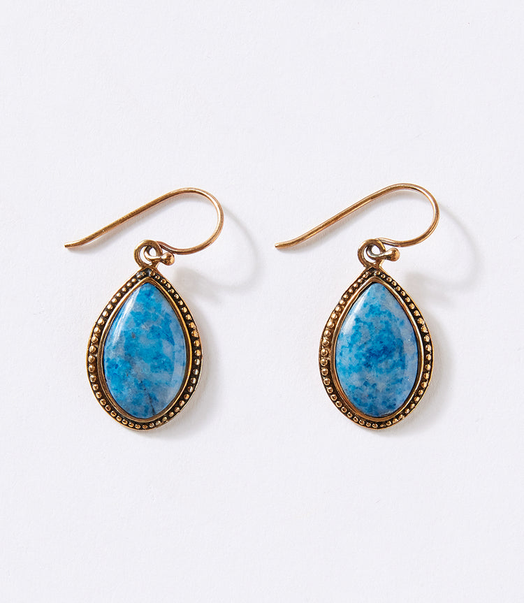 Lapis Drop Earrings